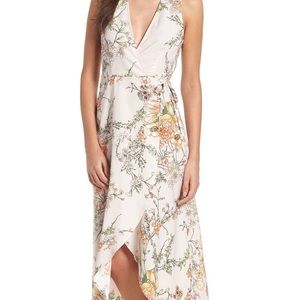 Leith Floral Wrap Dress